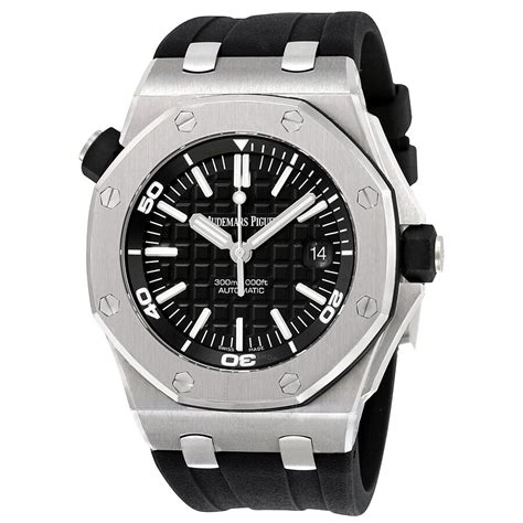 audemars piguet black dial royal oak|Audemars Piguet royal oak quartz.